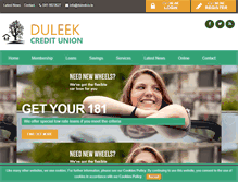 Tablet Screenshot of duleekcu.ie